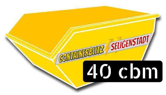 Containergröße 40 cbm | ARM Containerdienst