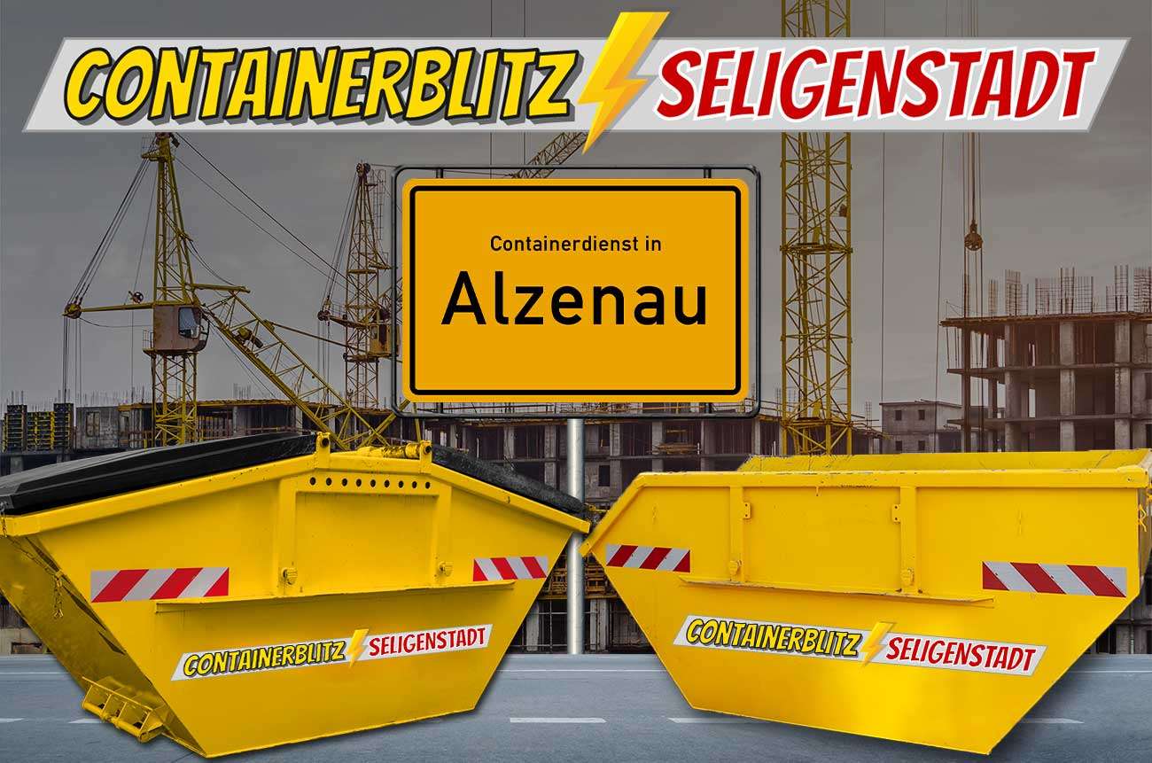 Container für Bauschutt mit und ohne Deckel in Alzenau