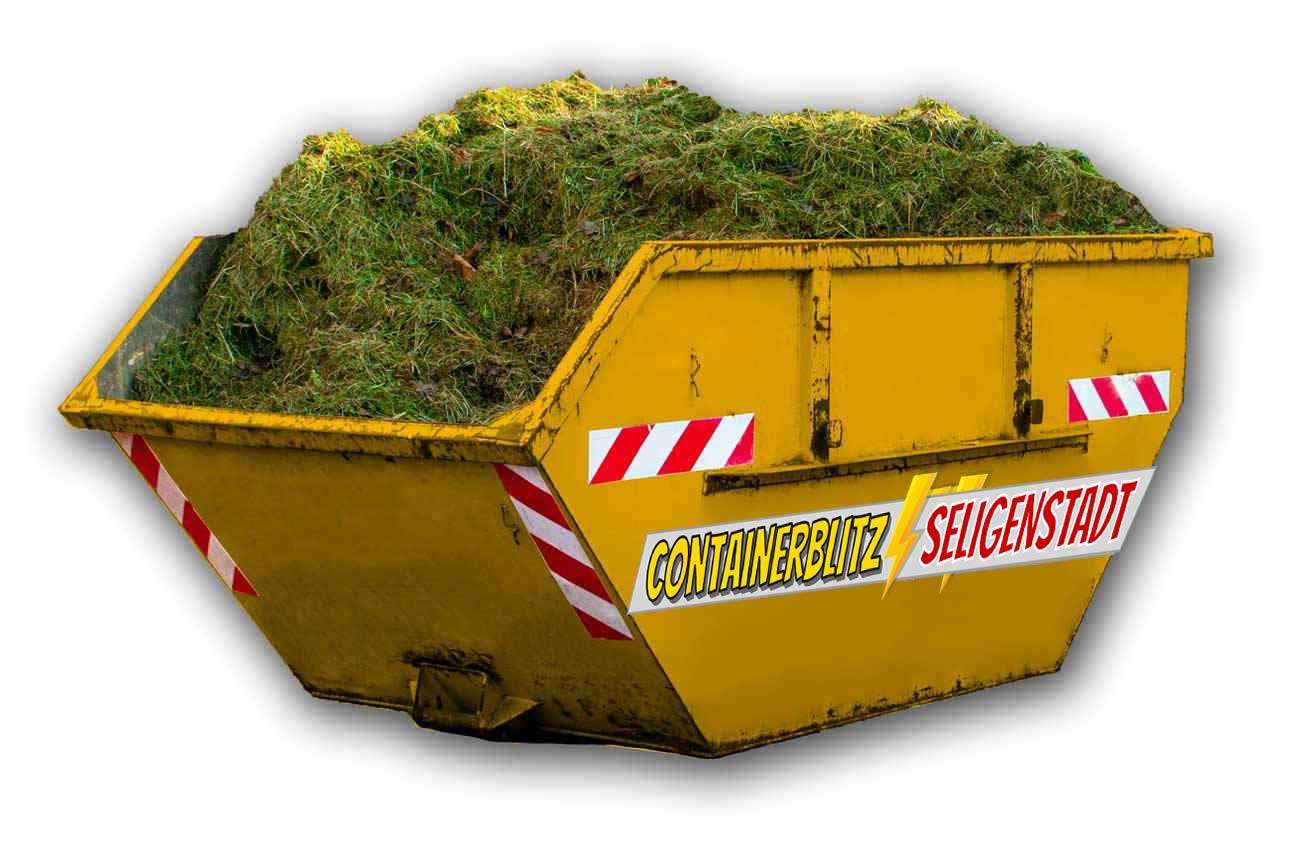 Grünschnitt Container inkl. günstiger Entsorgung in Seligenstadt und Umgebung.