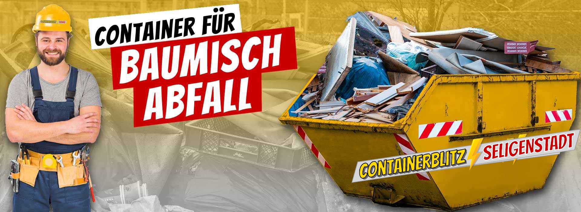 Container für Baumischabfall