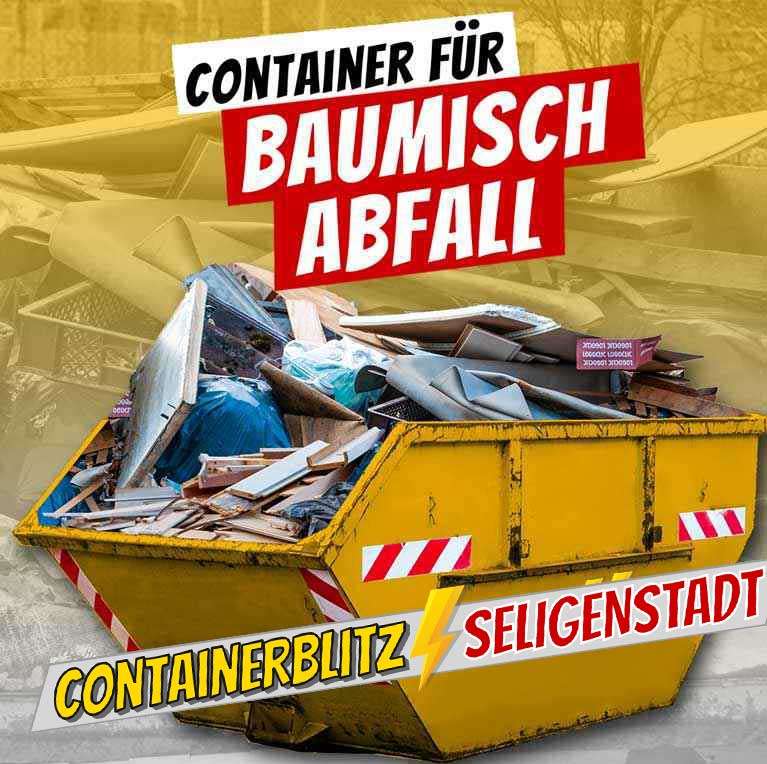 Container für Baumischabfall