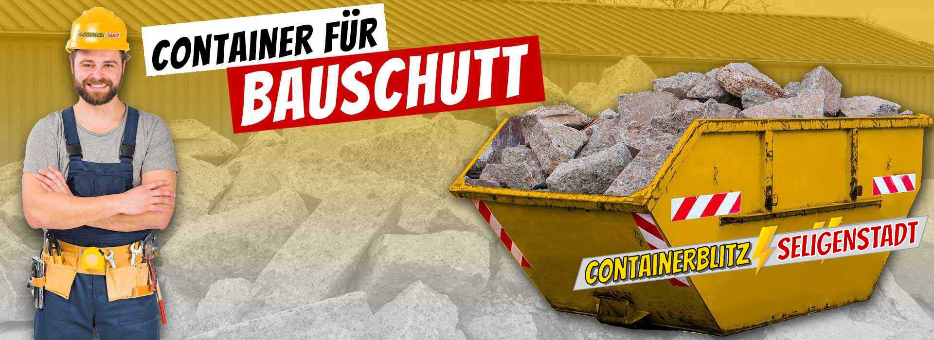 Container für Bauschutt