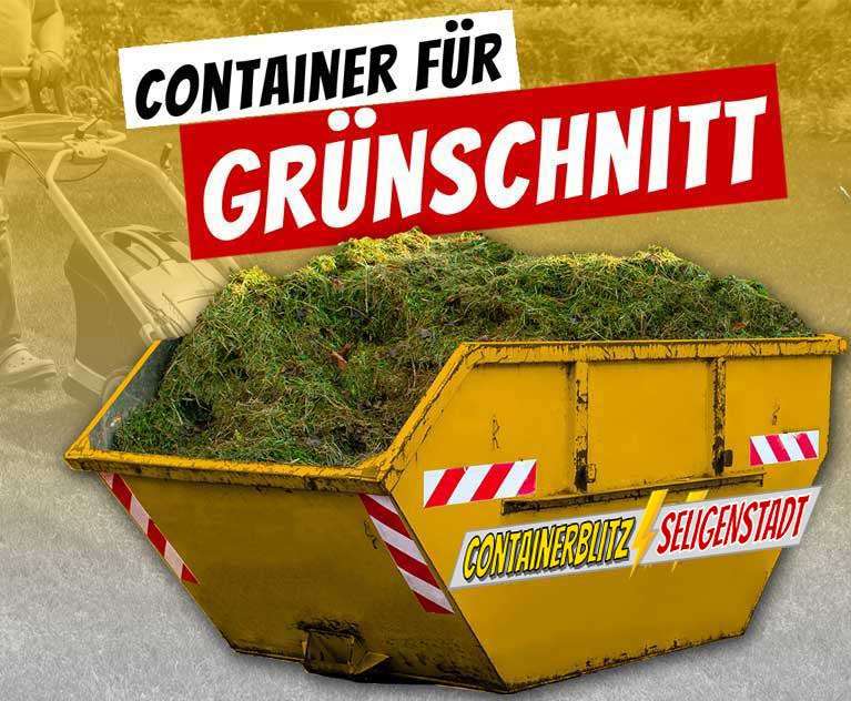 Container für Grünschnitt