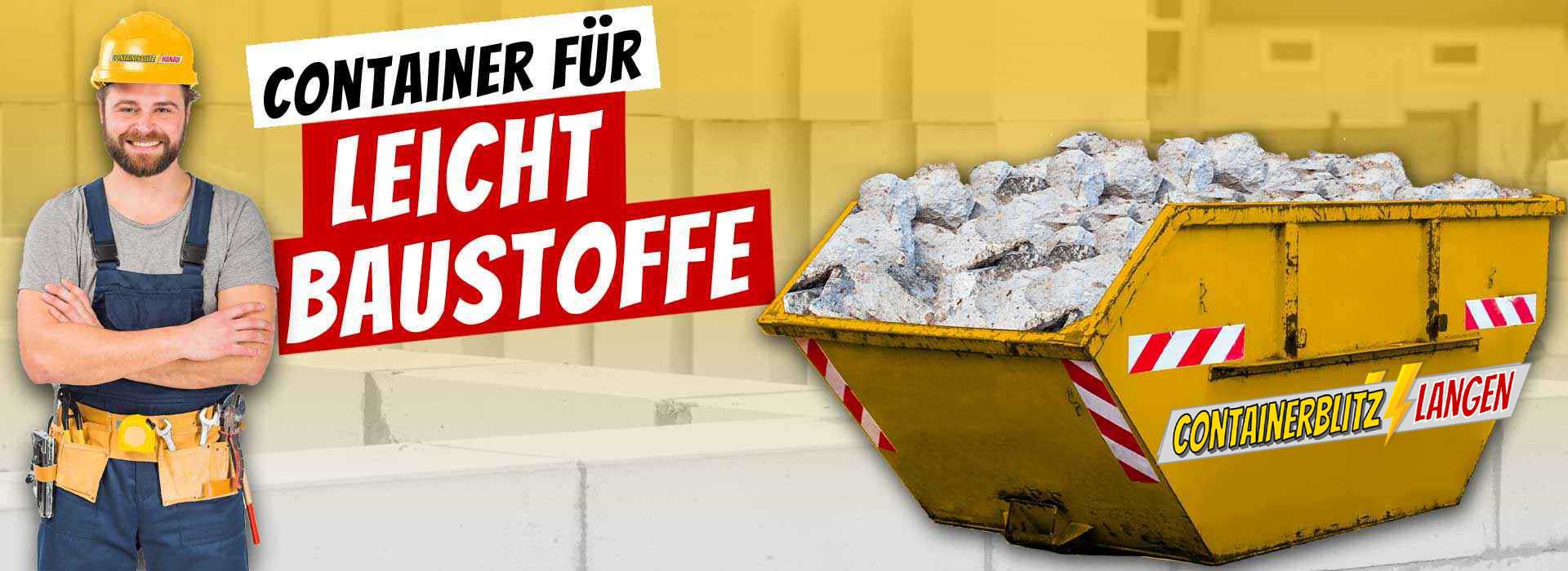 Container für Leichtbaustoffe