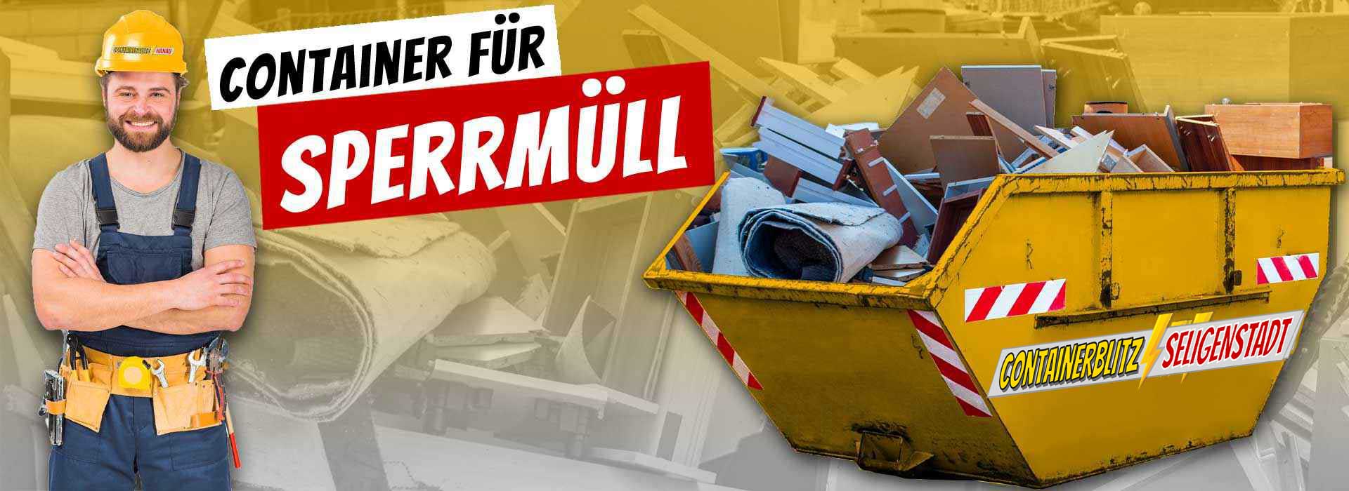 Container für Sperrmüll