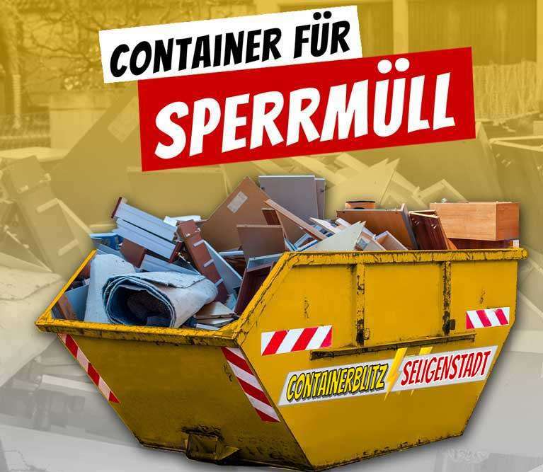 Container für Sperrmüll