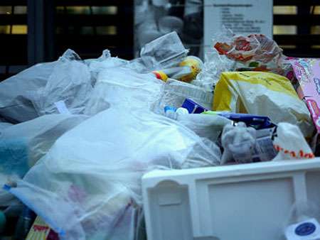 Container für Verpackungsmüll